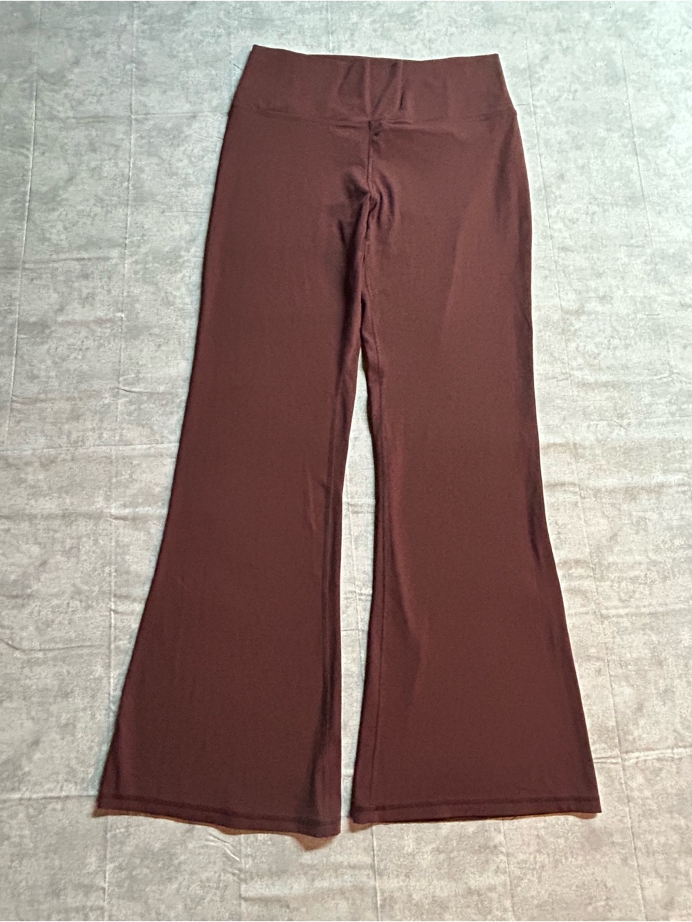 Avia Womens Brown Flared Stretch Yoga Pants L (12-14)  Gym Activewear